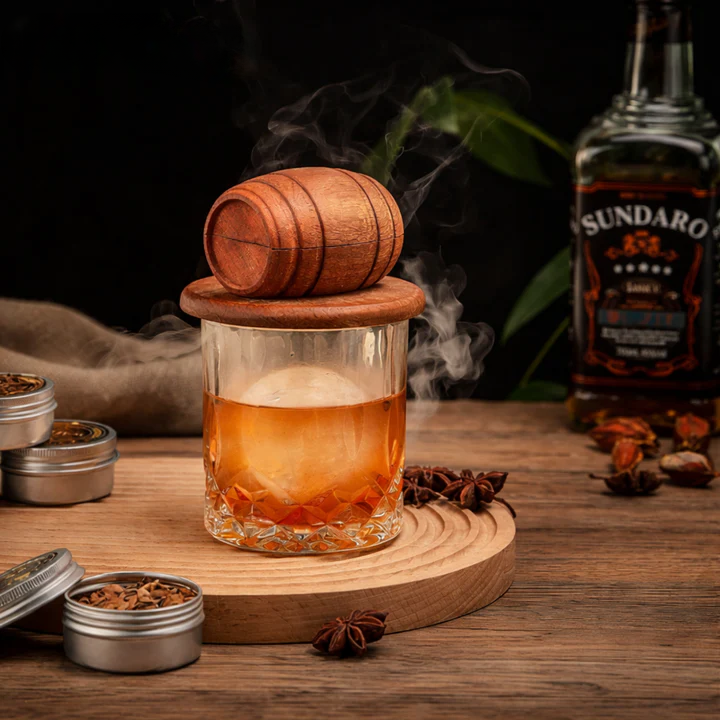 Cocktail-Smoker-Set – Rauchiges Aroma für Whiskey & Drinks