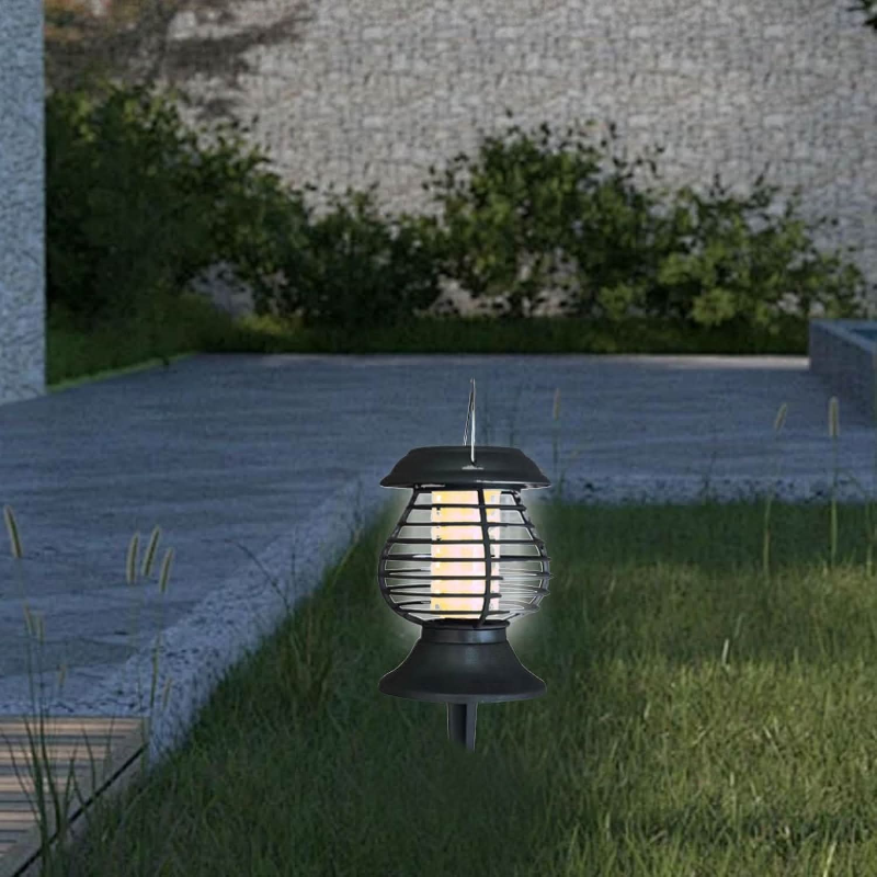 Solar-Insektenlampe mit Erdspieß – UV-Lichtfalle für den Außenbereich
