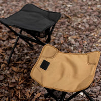 Klappbarer Campinghocker – Tragbarer Outdoor-Sitz mit Netzablage
