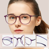 Runde Blaulichtfilter-Brille – Klare Sicht den ganzen Tag