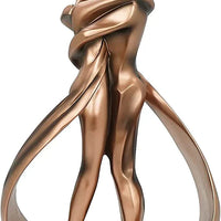 Umarmungs-Skulptur Paar Bronze – Dekorative Figur für Zuhause