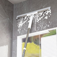 3-in-1-Silikonwischer – Schrubbt, Wischt & Fegt in einem Durchgang