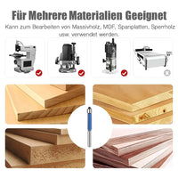 Bündiger Fräser-Set 4-teilig – Saubere Kanten auf jedem Material