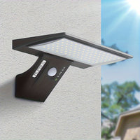Solar-LED-Wandleuchte mit Bewegungsmelder & Fernbedienung