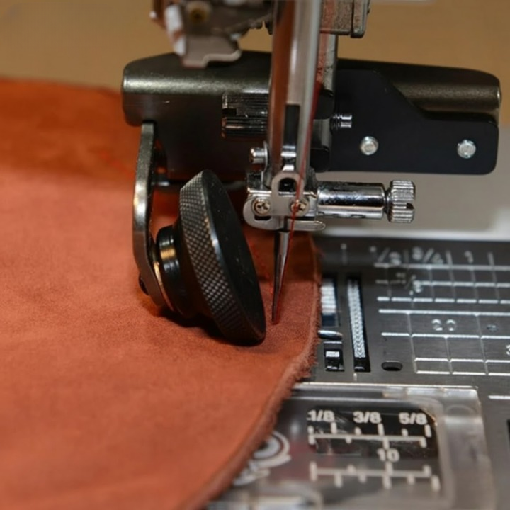 Leder-Rollenfuß für Nähmaschine