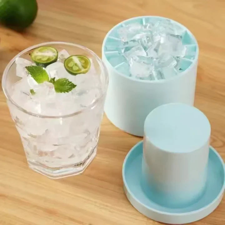 Silikon-Eiswürfelform – Eiswürfel auf einen Schlag