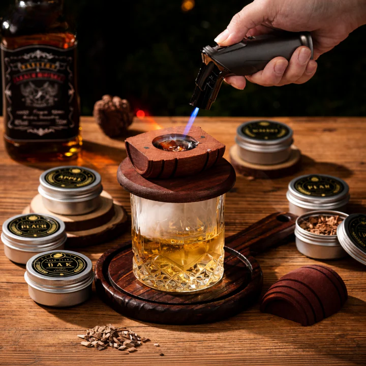 Cocktail-Smoker-Set – Rauchiges Aroma für Whiskey & Drinks