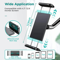 Flexibler Schwanenhals-Tabletständer mit Tischklemme – 4,7 bis 12,9 Zoll