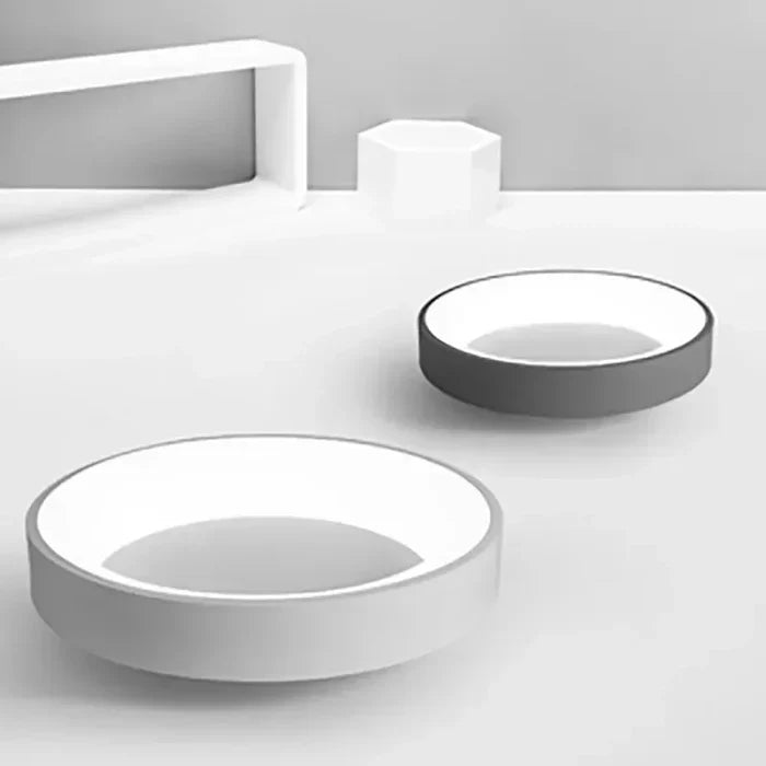 Runde LED-Deckenlampe – Skandinavisches Design, Warmweiß