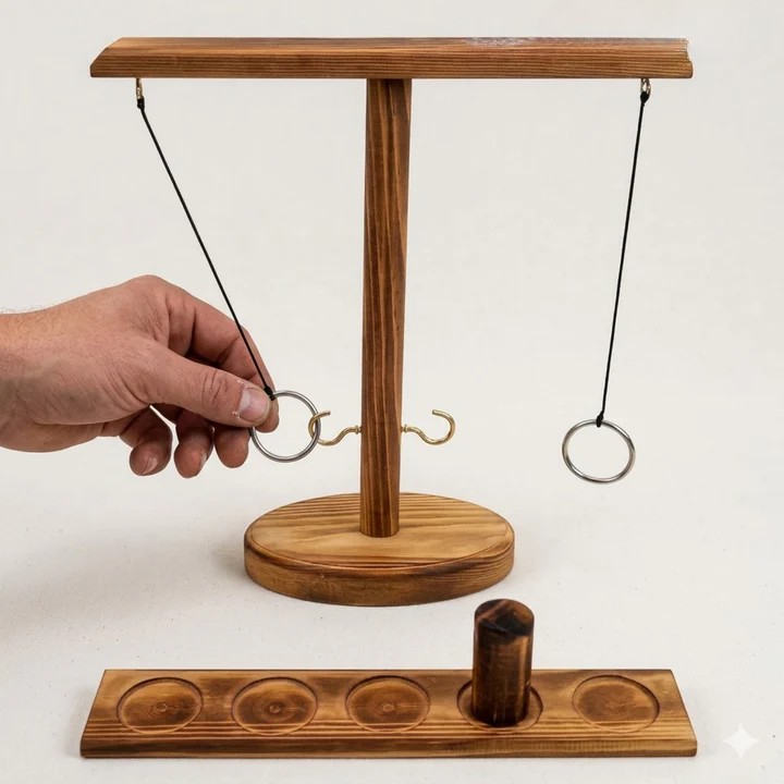 Holz-Ringwurfspiel – Spaß für die ganze Familie