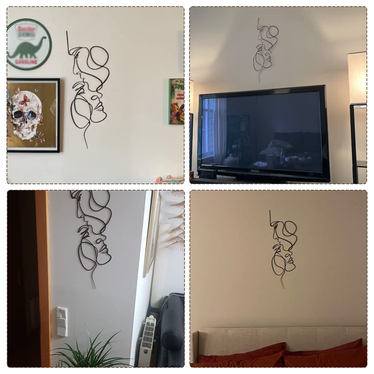 3D Metall-Wandkunst