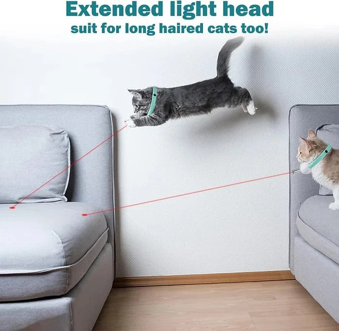 Automatisches Laser-Spielhalsband für Katzen – Aktiv Auch Ohne Aufsicht