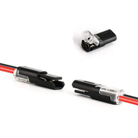 2-polige Schnellverbinder für Kabel – Ohne Abisolieren – 50-teiliges Set