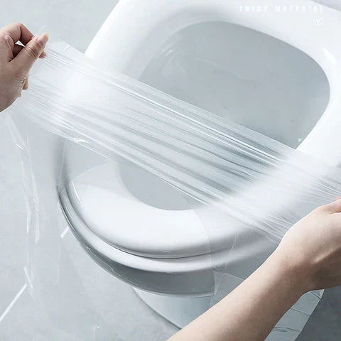 Einweg-Toilettensitzbezüge 50 Stück – Hygienischer Reisebegleiter