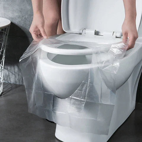 Einweg-Toilettensitzbezüge 50 Stück – Hygienischer Reisebegleiter