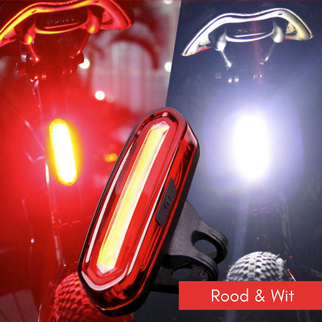 USB-aufladbares Fahrrad-LED-Rücklicht – Weitwinkel-Sichtbarkeit