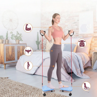 Twiststepper mit Widerstandsbändern – Ganzkörper-Training zu Hause