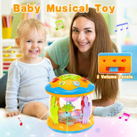 Rotierender Baby-Nachtlicht-Projektor mit Musik
