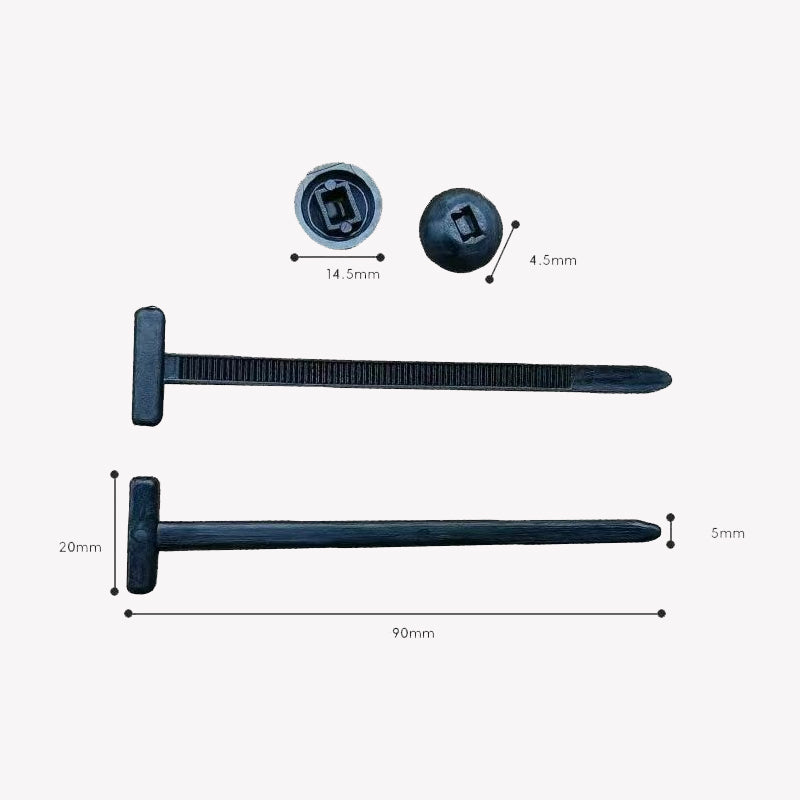 Nylon-Kabelbinderschnalle – Universelle Auto-Clip-Ersatzteile
