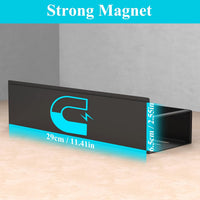 Magnetisches Gewürzregal-Set mit 4 Teilen – Pulverbeschichtetes Metall