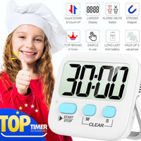 Digitaler Küchentimer mit großem Display – 2er-Set