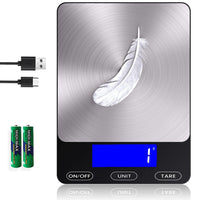 Digitale Küchenwaage mit LCD-Display – Bis 15 kg
