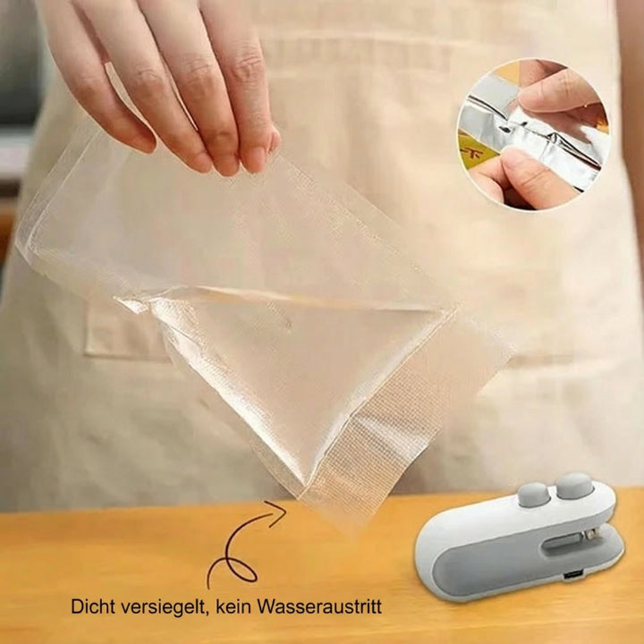 Tragbarer Beutelverschluss