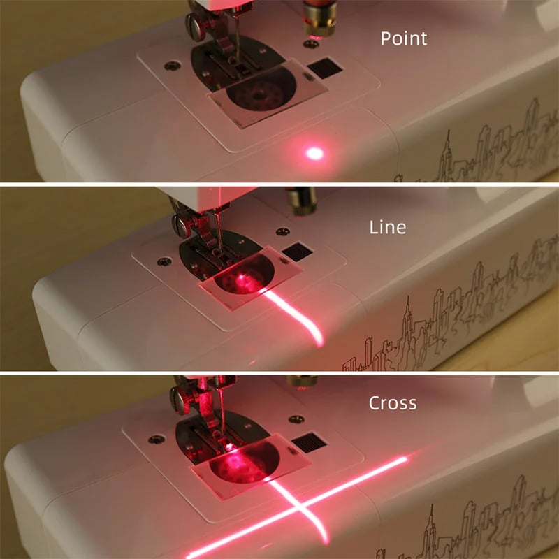 Laser-Nähhilfe – Perfekt gerade Nähte