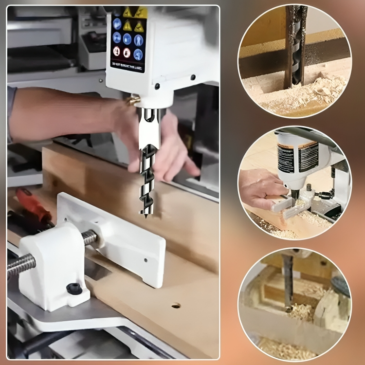 Vierkantzapfen-Bohrersatz für Holz – 4er-Set