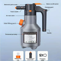 Elektrische Schaumsprühflasche – Kabelloser Schaumsprüher für die Autowäsche