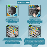 Strategie-Dreieckspiel – Dreiecke bilden, das Spielfeld dominieren