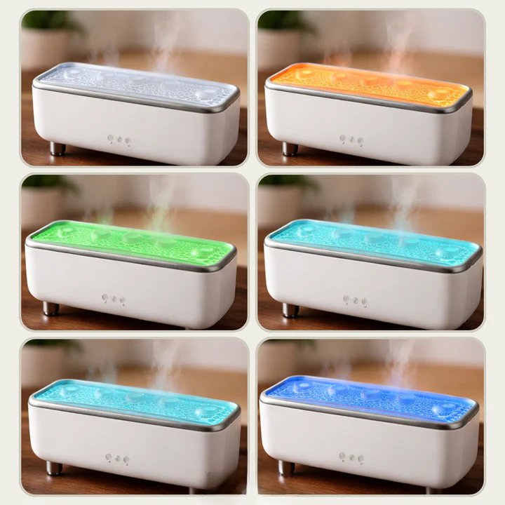 Aroma-Diffuser mit Quallen-Nebeleffekt und LED-Licht