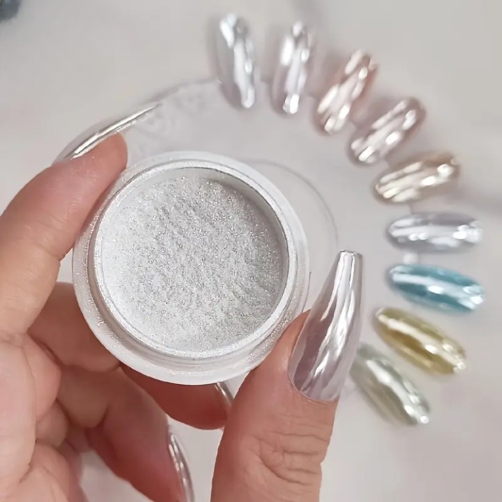 Spiegel-Chrom Nagelpulver