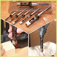 Vierkantzapfen-Bohrersatz für Holz – 4er-Set