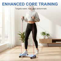 Twiststepper mit Widerstandsbändern – Ganzkörper-Training zu Hause