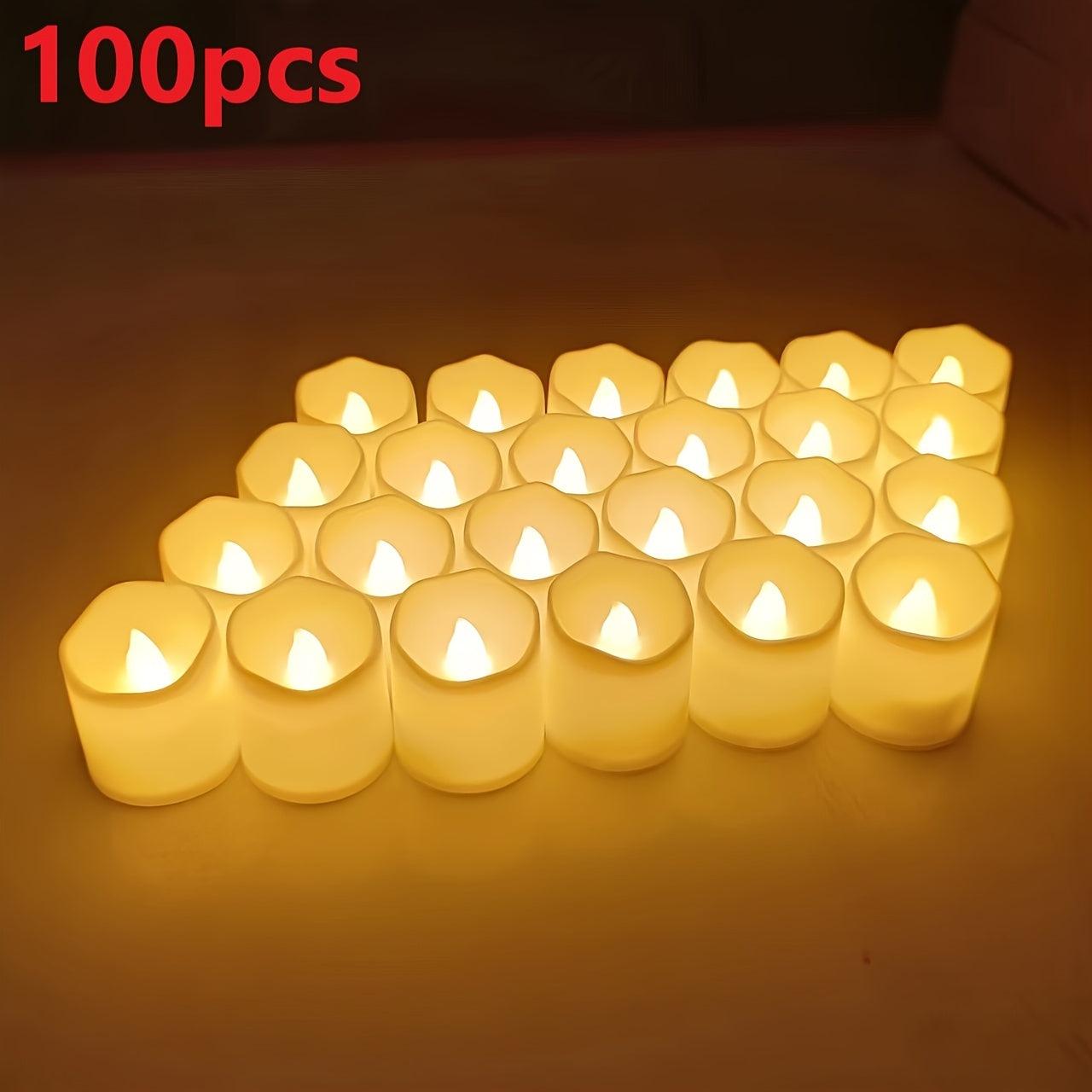 Flammenlose LED-Teelichter