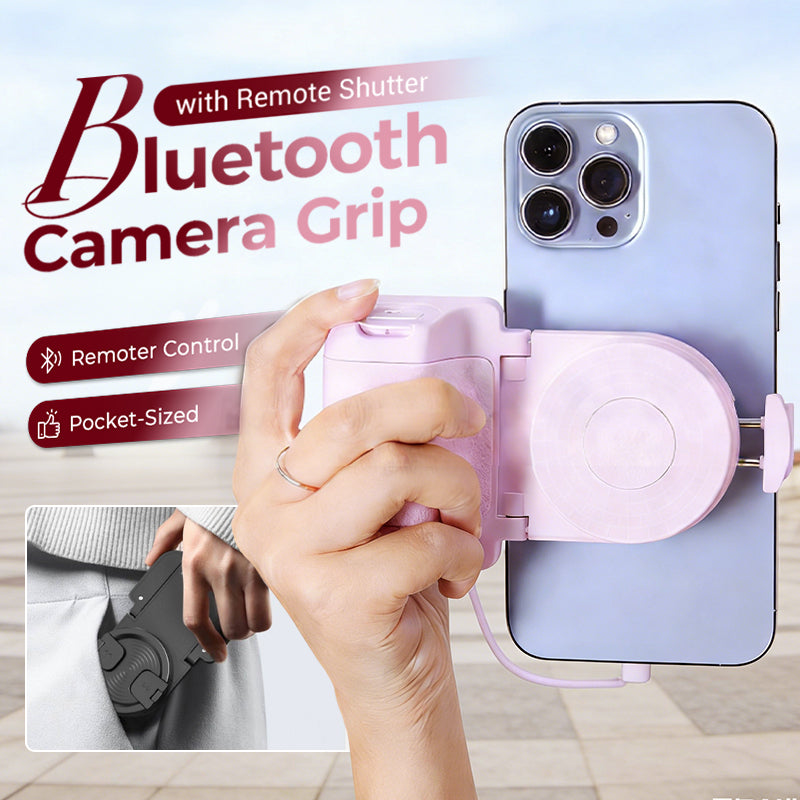 Smartphone-Griff mit Bluetooth-Fernauslöser – Verwacklungsfreie Aufnahmen
