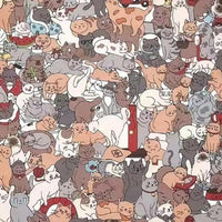 Holzpuzzle Katze – 135 Teile, katzenfömiges Brett