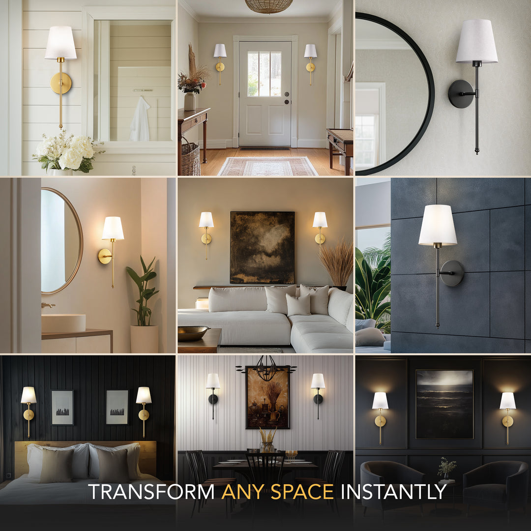 Kabellose Wandlampe mit Fernbedienung – Ohne Bohren