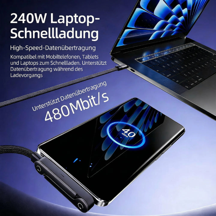 Ladekabel mit Winkel-Stand