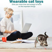 Automatisches Laser-Spielhalsband für Katzen – Aktiv Auch Ohne Aufsicht