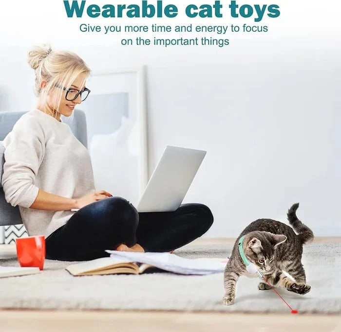 Automatisches Laser-Spielhalsband für Katzen – Aktiv Auch Ohne Aufsicht