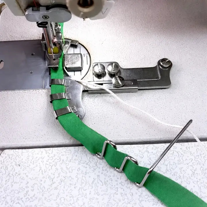 Double Fold Binder Tape Folder for Industrial Sewing Machines – 20–36 mm