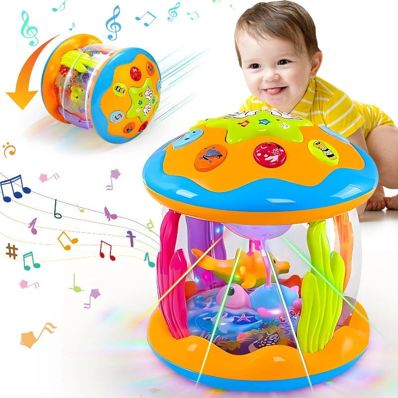 Rotierender Baby-Nachtlicht-Projektor mit Musik