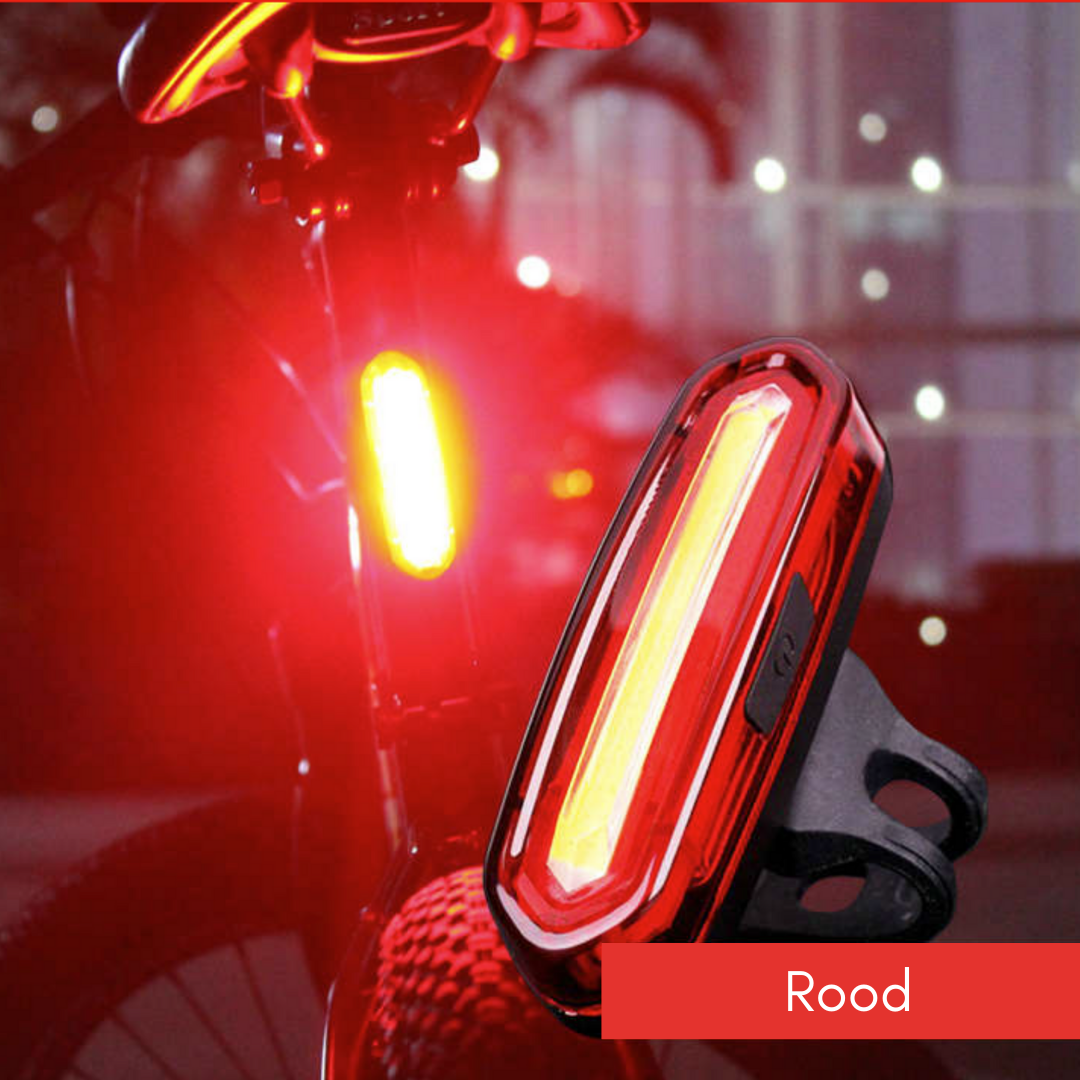 USB-aufladbares Fahrrad-LED-Rücklicht – Weitwinkel-Sichtbarkeit