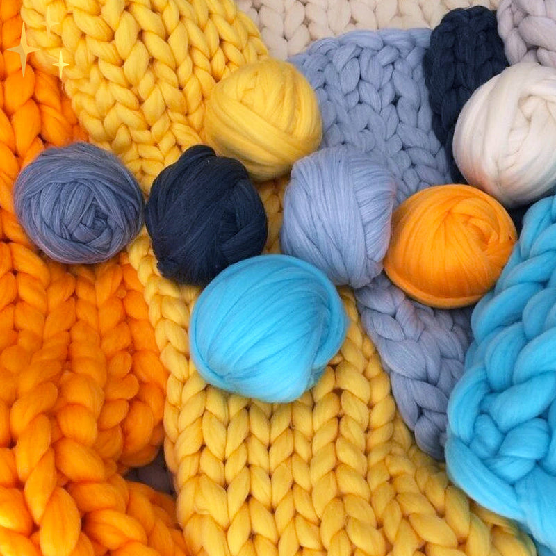 Chunky Strickdecke