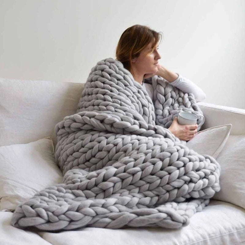 Chunky Strickdecke