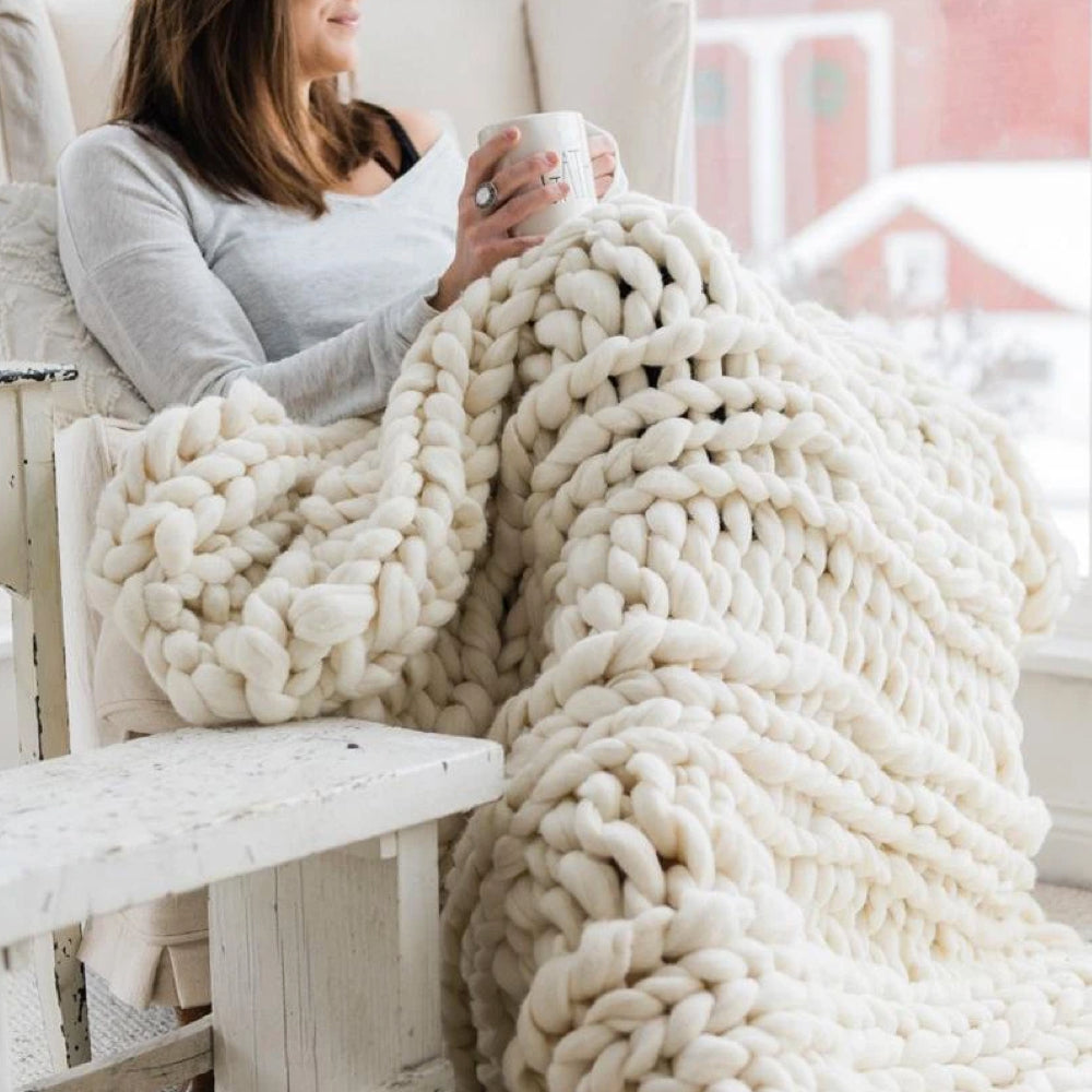 Chunky Strickdecke