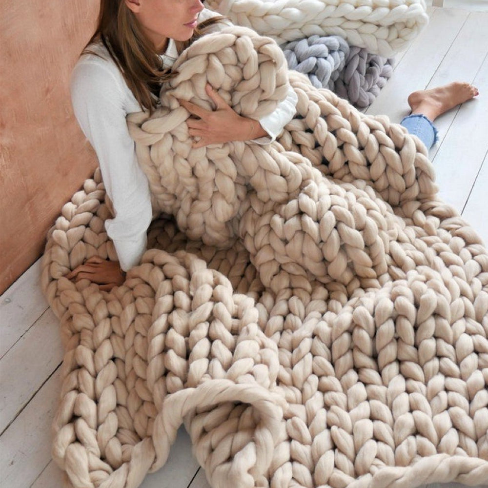 Chunky Strickdecke