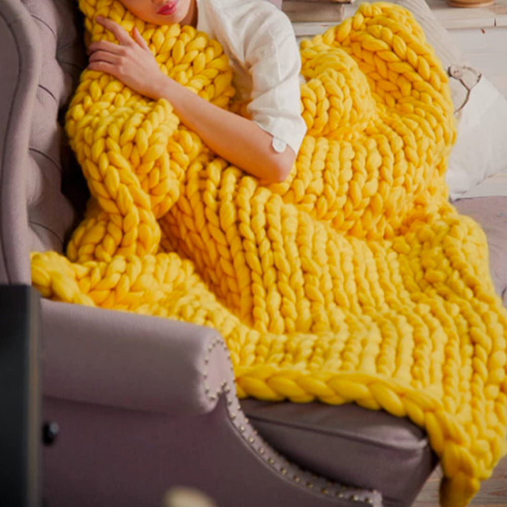Chunky Strickdecke